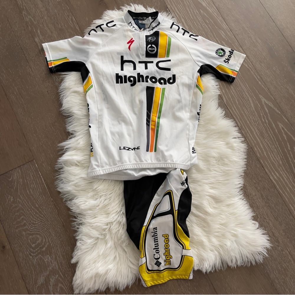 🔥 MOA HTC Highroad Jersey & Bib Shorts Kit Sz L